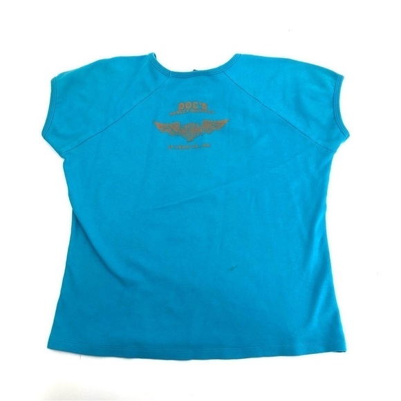 Harley Davidson Size Large Shirt Short Sleeve Top Blue Docs St. Louis Missouri - Picture 3 of 10